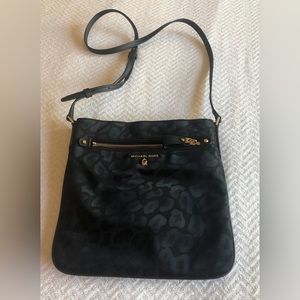 Michael Kors black cross body purse